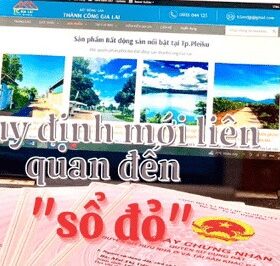 Quy định và thay đổi về "sổ đỏ"